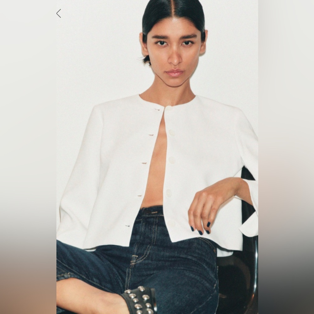Zara Collection Buttoned Jacket | NWT - Picture 1 of 9